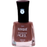 Esmalte Cremoso Risqué Diamond Gel Couro Nude 9,5ml