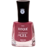 Esmalte Cremoso Risqué Diamond Gel Hibisco Rosa 9,5ml