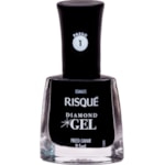 Esmalte Cremoso Risqué Diamond Gel Preto Caviar 9,5ml