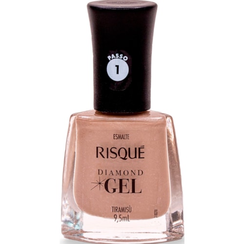 Esmalte Cremoso Risqué Diamond Gel Tiramissú 9,5ml