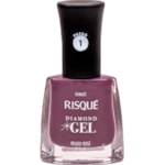 Esmalte Cremoso Risqué Diamond Gel Veludo Rosé 9,5ml