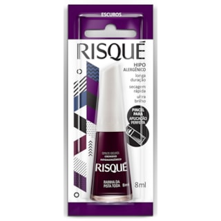 Esmalte Cremoso Risqué Rainha da Pista Toda 8ml