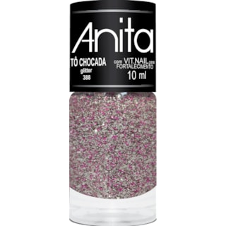 Esmalte Glitter Anita Tô Chocada 10ml