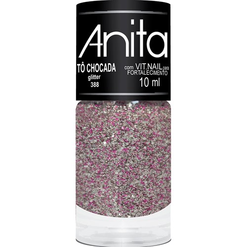 Esmalte Glitter Anita Tô Chocada 10ml