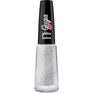 Esmalte Guga Glitter Platina 8ml