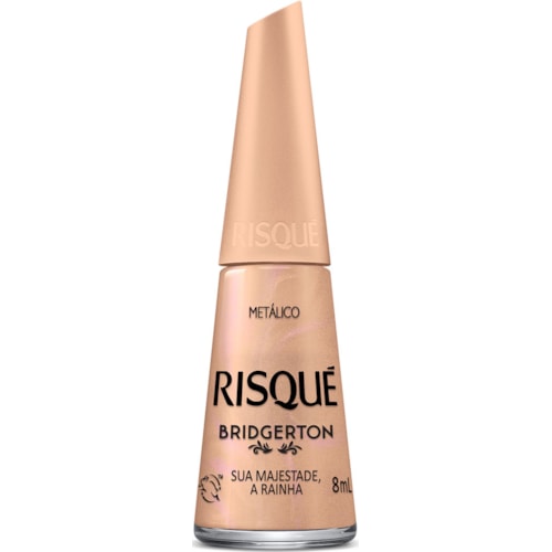 Esmalte Risqué Bridgerton Sua Magestade A Rainha Metálico 8ml Destro 