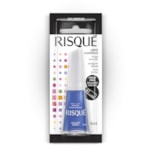 Esmalte Risqué Coloridos Cremoso Azulivre Mente 8ml