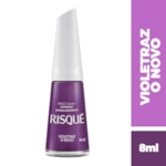 Esmalte Risqué Coloridos Cremoso Violetraz o Novo 8ml