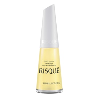 Esmalte Risqué Coloridos Cremosos Amarelindo 8ml