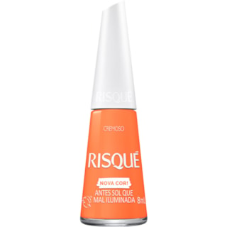 Esmalte Risqué Cremoso Antes Sol Que Mal Iluminada 8ml