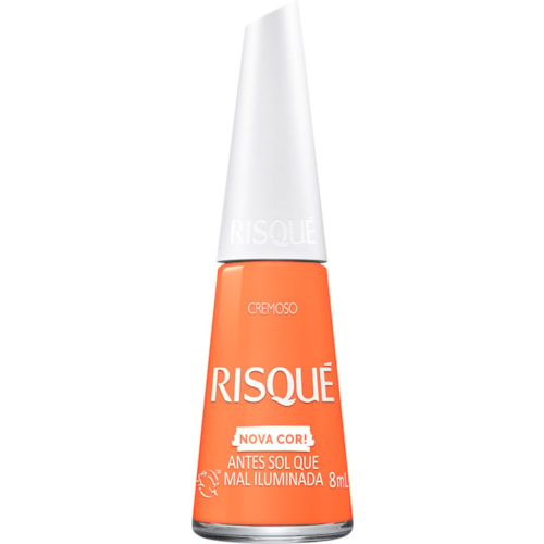 Esmalte Risqué Cremoso Antes Sol Que Mal Iluminada 8ml