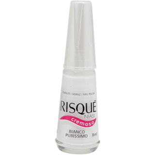 Esmalte Risqué Cremoso Bianco Puríssimo 8ml