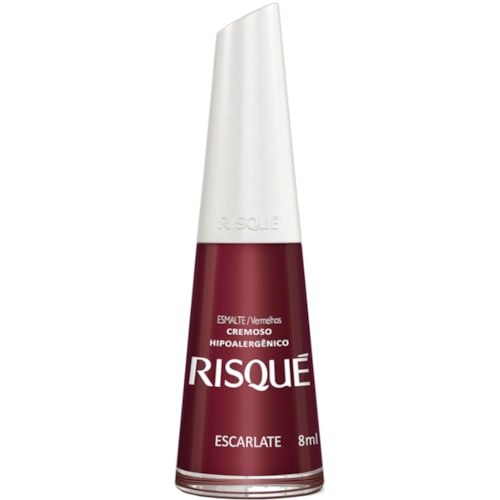Esmalte Risqué Cremoso Escarlate 8ml