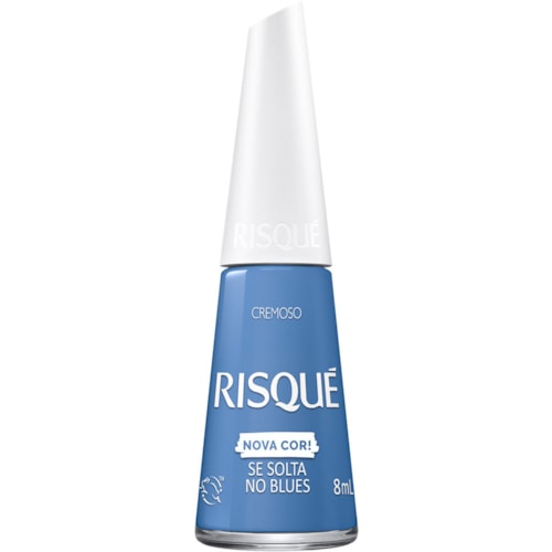 Esmalte Risqué Cremoso Se Solta No Blues 8ml