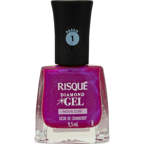 Esmalte Risqué Diamond Gel Sorbet Mirtillo Cremoso 9,5ml