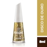 Esmalte Risqué Efeito Glitter Disco de Ouro 8ml