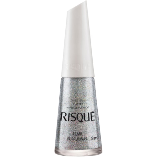 Esmalte Risqué Efeitos Glitter As Mil Purpurinas 8ml