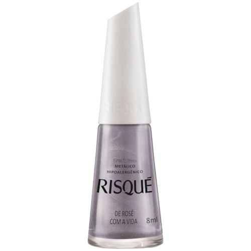 Esmalte Risqué Efeitos Metálicos De Rosé com a Vida 8ml