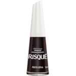 Esmalte Risqué Escuro Cremoso Preto Sépia 8ml