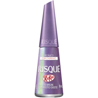 Esmalte Risqué KitKat Break Perfeito Existe Metálico 8ml