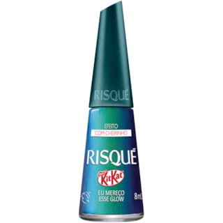 Esmalte Risqué KitKat Eu Mereço Esse Glow Efeito 8ml
