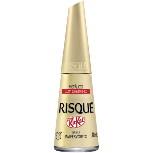 Esmalte Risqué KitKat Meu Wafervorito Metálico 8ml