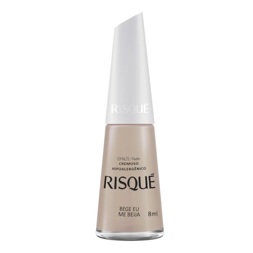 Esmalte Risqué Nude Cremoso Bege Eu Me Beija 8ml