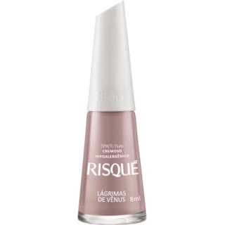 Esmalte Risqué Nude Cremoso Lágrimas de Vênus 8ml