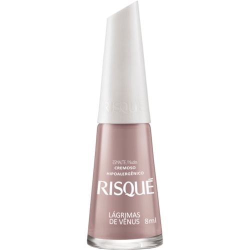 Esmalte Risqué Nude Cremoso Lágrimas de Vênus 8ml