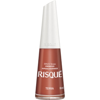 Esmalte Risqué Nude Cremoso Terracota Que Provoca 8ml