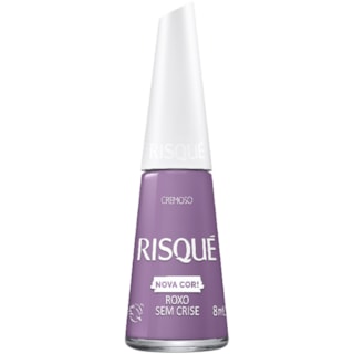 Esmalte Risqué Roxo Sem Crise Cremoso 8ml