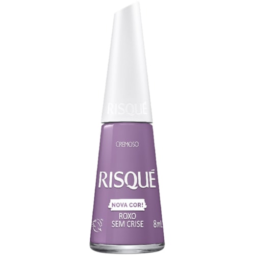 Esmalte Risqué Roxo Sem Crise Cremoso 8ml - Destro