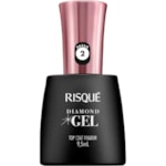 Esmalte Risqué Top Coat Fixador Diamond Gel 9,5ml