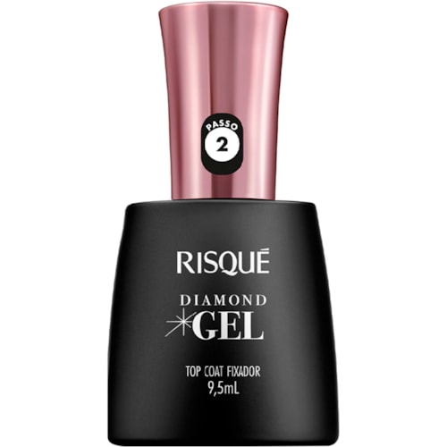 Esmalte Risqué Top Coat Fixador Diamond Gel 9,5ml