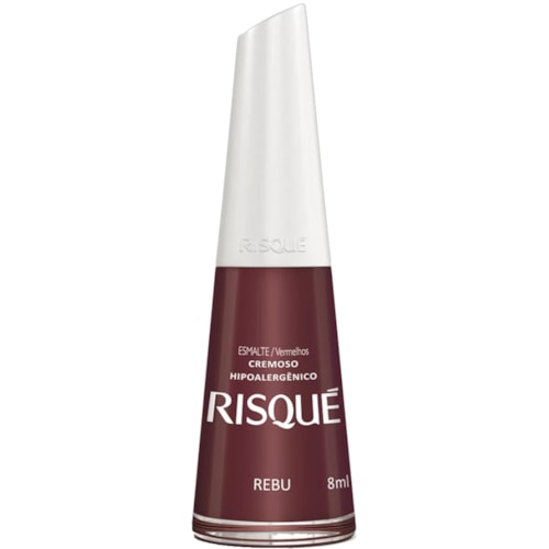 Esmalte Risqué Vermelho Cremoso Rebu 8ml