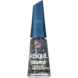 Esmaltes Risqué & Doritos Ousadia na Pònta dos Dedos Glitter 8ml