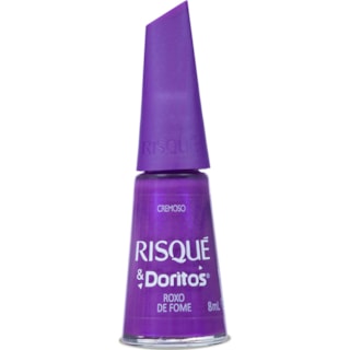 Esmaltes Risqué & Doritos Roxo de Fome Cremoso 8ml