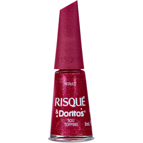 Esmaltes Risqué & Doritos Sou Topping Metálico 8ml