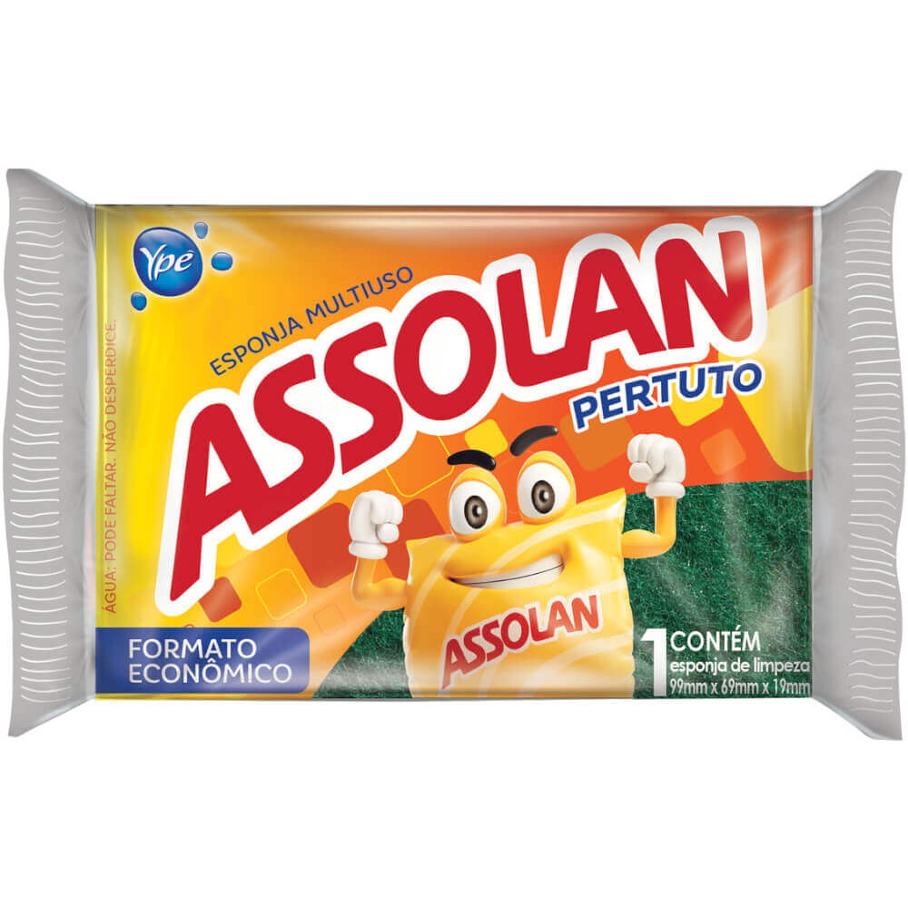 Assolan Esponja Assolan Lã de Aço Multi Uso - Destro