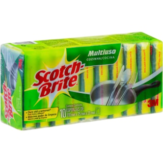 Esponja Scotch Brite Multiuso 10Un