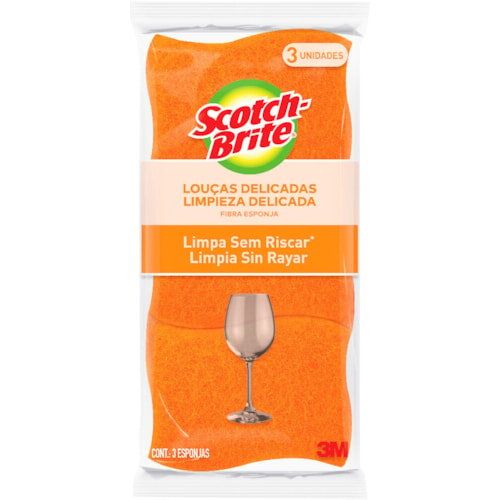 Esponja Scotch-Brite Não Risca Leve 3 pague 2