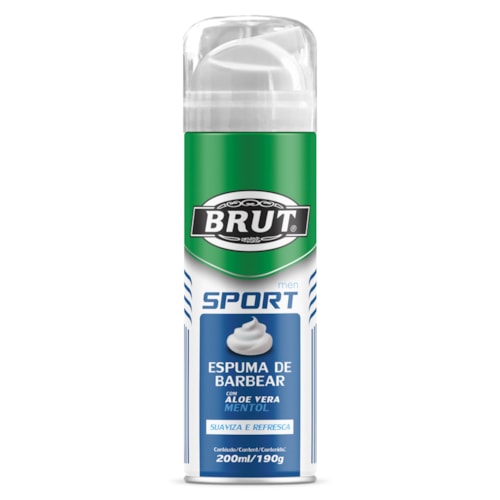 Espuma de Barbear Brut Sport 190g - Destro