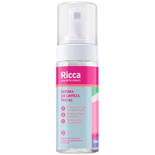 Espuma de Limpeza Facial Ricca 150ml