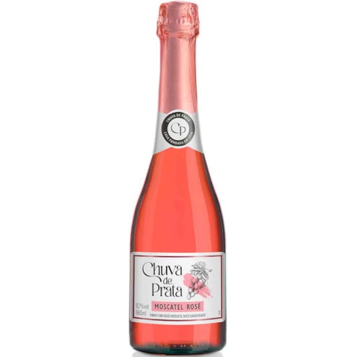 Espumante Chuva de Prata Moscatel Rosé 660ml