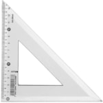 Esquadro Plástico Waleu 21cm 45 - 10 Unidades