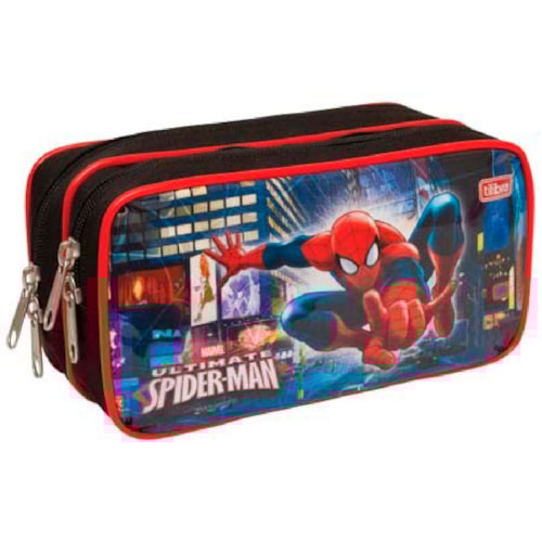 Estojo Tilibra Duplo Spider Man