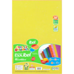 EVA Ibel Glitter Cor Amarelo 40cmx60cm 5Un