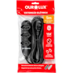 Extensão OuroLux 3 Tomadas 3 Metros Bivolt