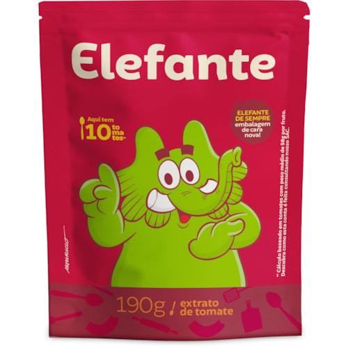 Extrato de Tomate Elefante Sachê 190g