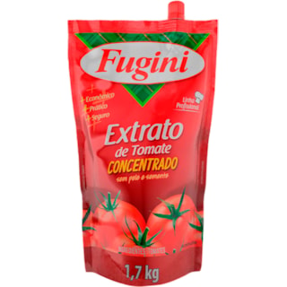 Extrato de Tomate Fugini Concentrado Sachet 1,7Kg
